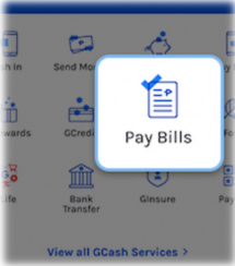 GCash Pay BIlls Card